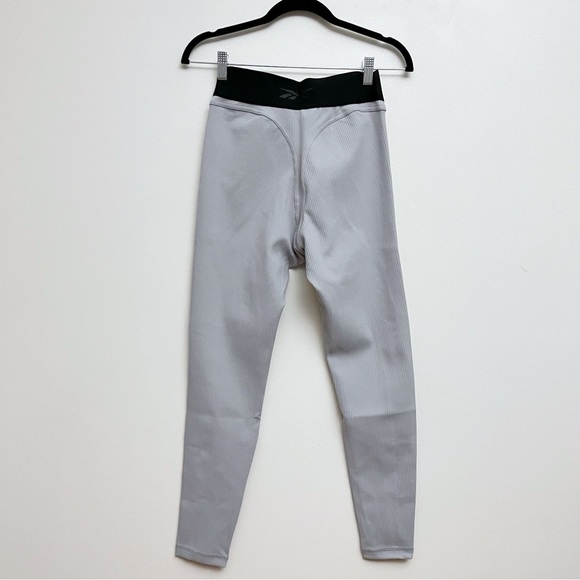 NEW Reebok Cardi B Thick Rib Tights GRAY HC5280 training pants Women’s Medium - Picture 9 of 11